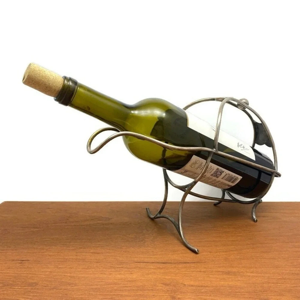 Vintage Mappin & Webb Wine Bottle Holder Champagne Cradle SIlverplate